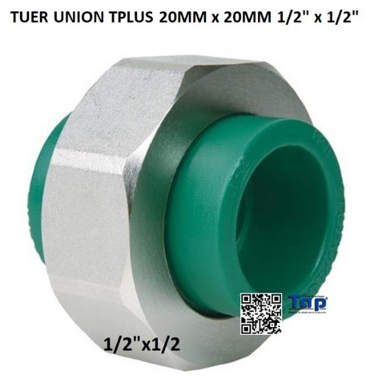 Imagen de TUER UNION TPLUS 20MM x 20MM 1/2" x 1/2"