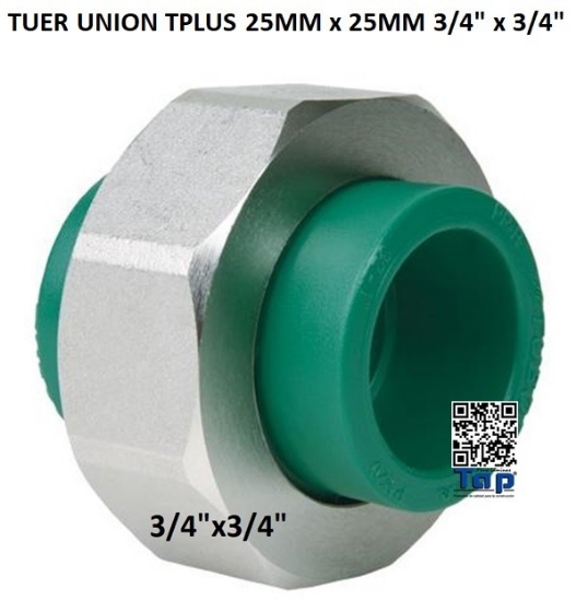 Imagen de TUER UNION TPLUS 25MM x 25MM 3/4" x 3/4"