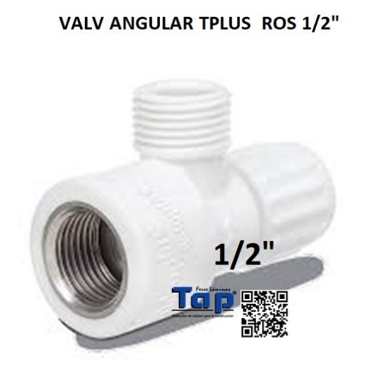 Imagen de VALV ANGULAR TPLUS  ROS 1/2"