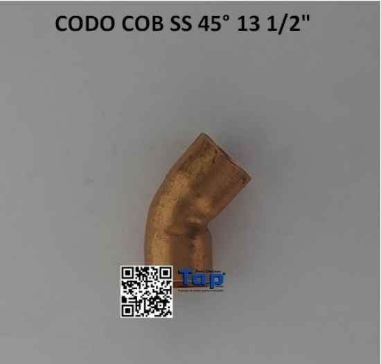 Imagen de CODO COB SS 45° 13 1/2"
