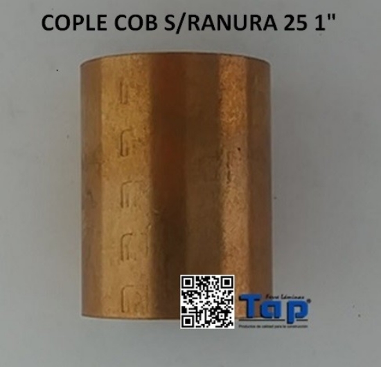 Imagen de COPLE COB S/RANURA 25 1"