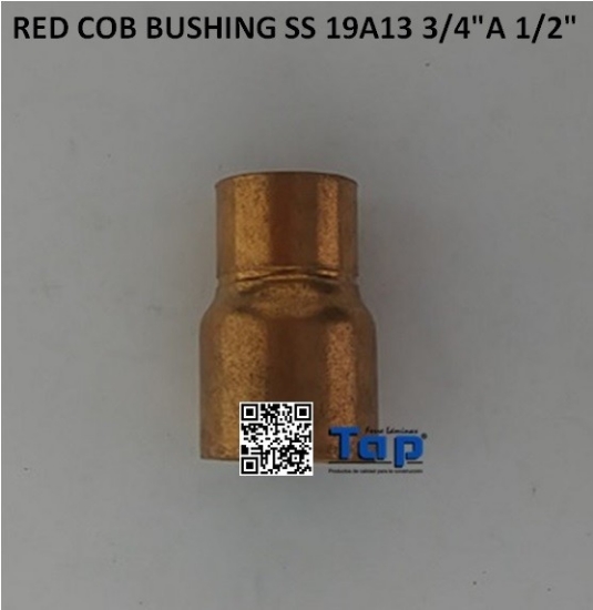 Imagen de RED COB BUSHING SS 19A13 3/4"A 1/2"