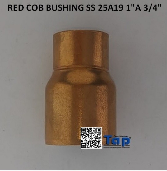 Imagen de RED COB BUSHING SS 25A19 1"A 3/4"