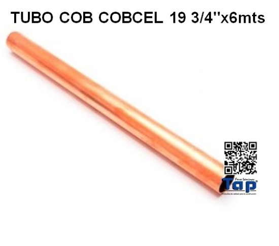 Imagen de TUBO COB COBCEL 19 3/4"x6mts