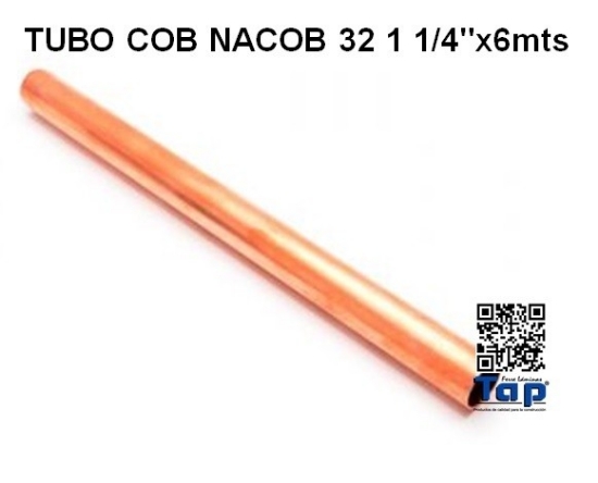 Imagen de TUBO COB NACOB 32 1 1/4"x6mts