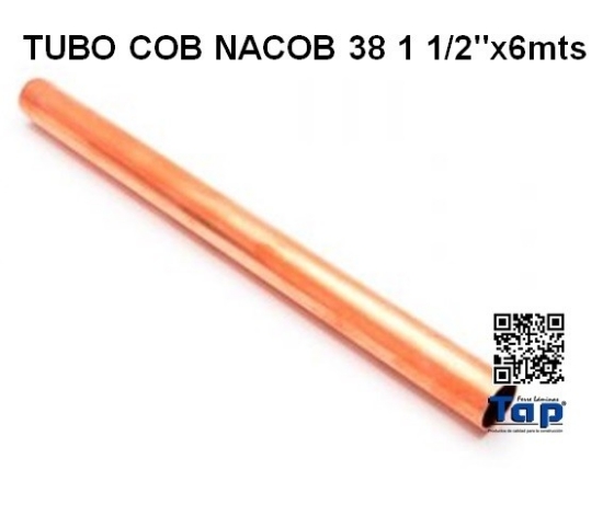 Imagen de TUBO COB NACOB 38 1 1/2"x6mts