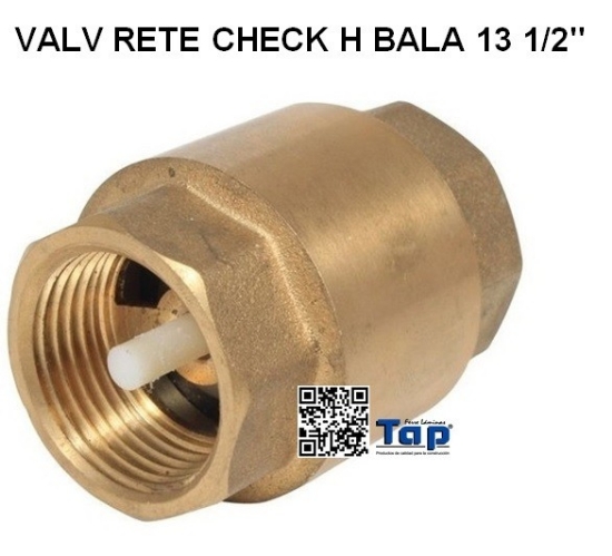 Imagen de VALV RETE CHECK H BALA 13 1/2"
