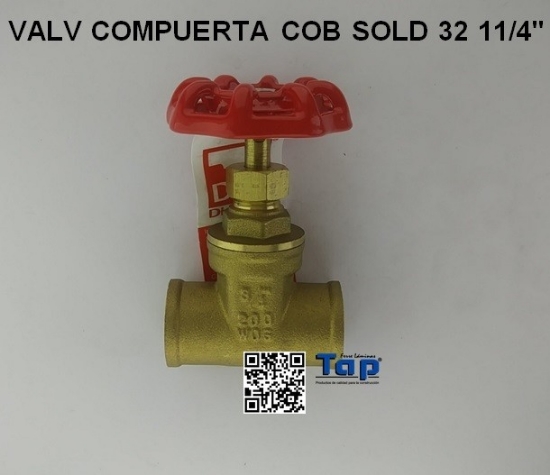 Imagen de VALV COMPUERTA COB SOLD 32 11/4"