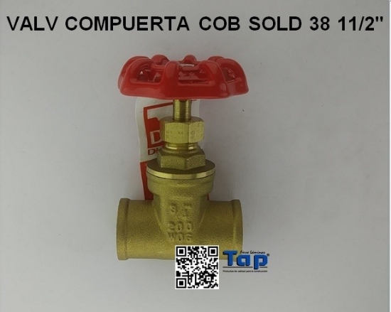 Imagen de VALV COMPUERTA COB SOLD 38 11/2"
