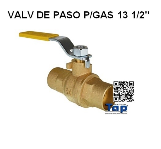 Imagen de VALV DE PASO P/GAS 13 1/2"