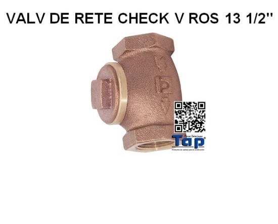 Imagen de VALV DE RETE CHECK V ROS 13 1/2"