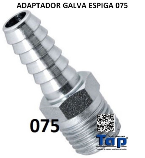 Imagen de ADAPTADOR GALVA ESPIGA 075