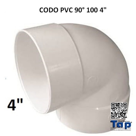 Imagen de CODO PVC 90° 100 4"