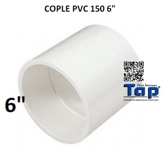Imagen de COPLE PVC 150 6"