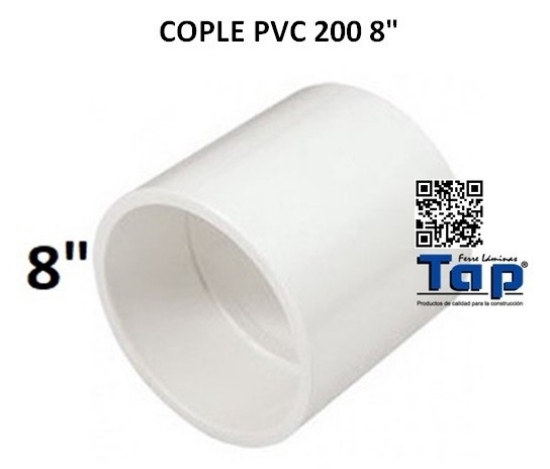 Imagen de COPLE PVC 200 8"