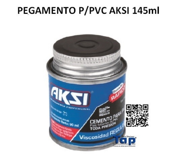 Imagen de PEGAMENTO P/PVC AKSI 145ml
