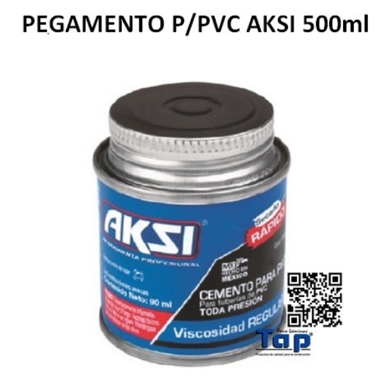 Imagen de PEGAMENTO P/PVC AKSI 500ml
