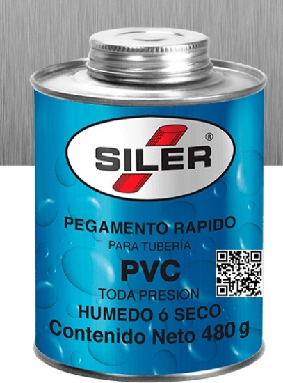 Imagen de PEGAMENTO PVC AZUL 060ML TUBO COND HUM Y SEC