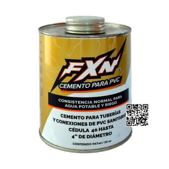 Imagen de PEGAMENTO P/PVC DORADO FXN 1/2L