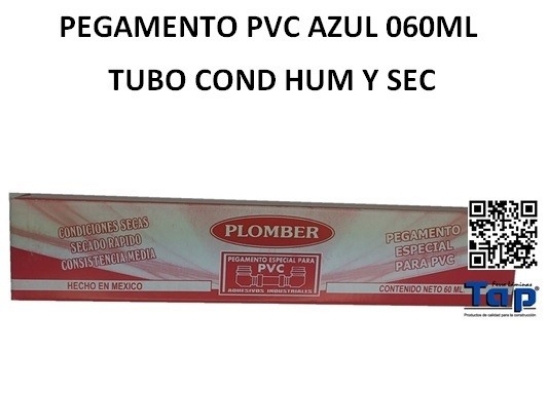 Imagen de PEGAMENTO P/PVC PLOMBER 60ml