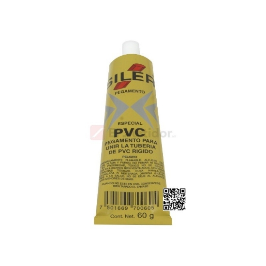 Imagen de PEGAMENTO P/PVC SILER 060 gr