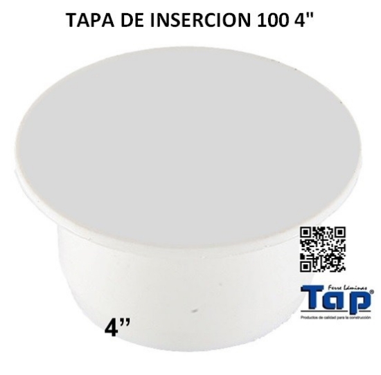 Imagen de TAPA DE INSERCION 100 4"