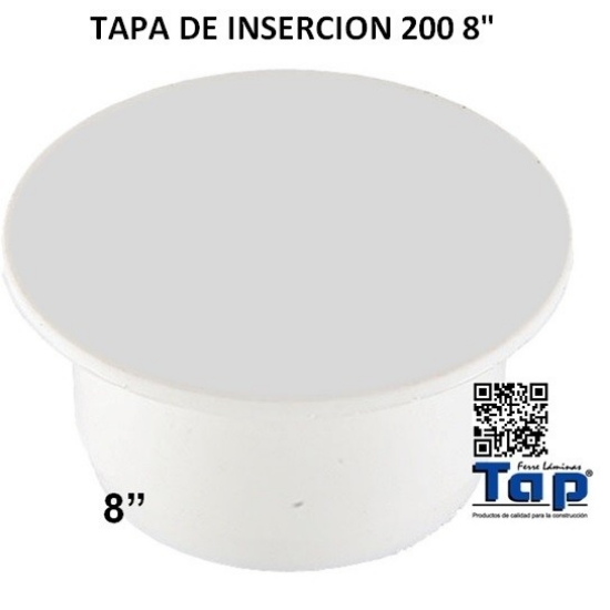 Imagen de TAPA DE INSERCION 200 8"