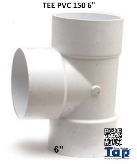 Imagen de TEE PVC 150 6"