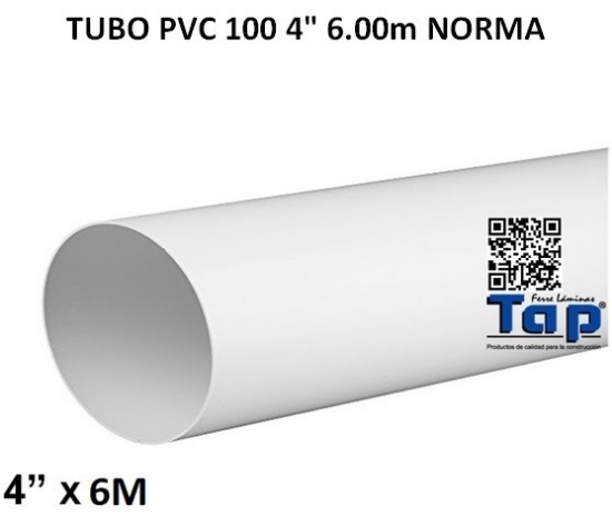 Imagen de TUBO PVC 100 4" 6.00m NORMA