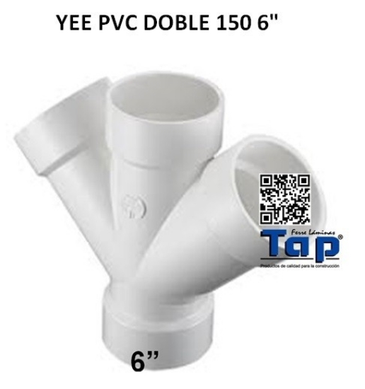 Imagen de YEE PVC DOBLE 150 6"
