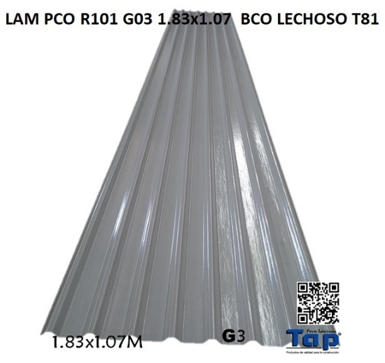 Imagen de LAM PCO R101 G03 1.83X1.07  BCO LECHOSO T81