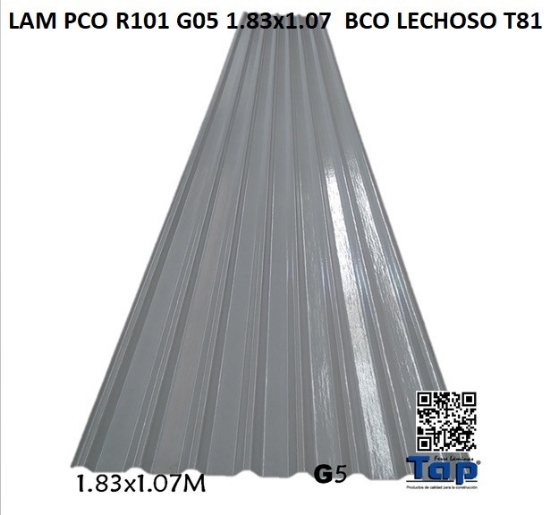 Imagen de LAM PCO R101 G05 1.83X1.07  BCO LECHOSO T81