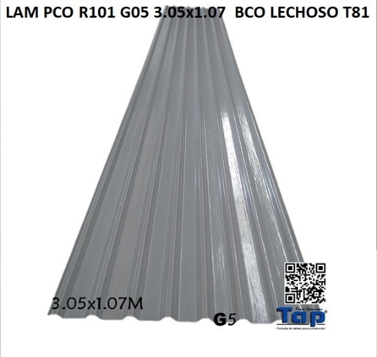 Imagen de LAM PCO R101 G05 3.05x1.07  BCO LECHOSO T81