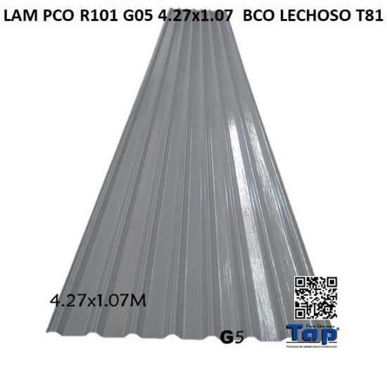 Imagen de LAM PCO R101 G05 4.27x1.07  BCO LECHOSO T81