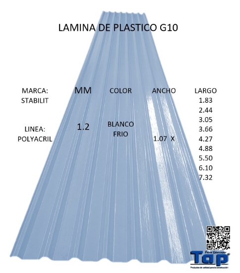 Imagen de LAMINA DE PLASTICO G10