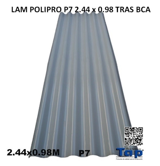 Imagen de LAM POLIPRO P7 2.44 x 0.98 TRAS BCA