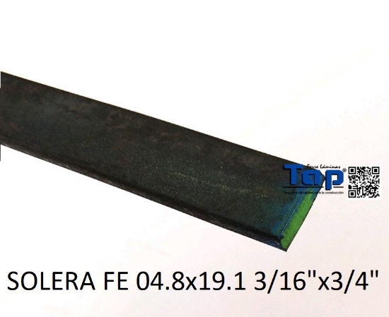 Imagen de SOLERA FE 04.8x19.1 3/16"x3/4"