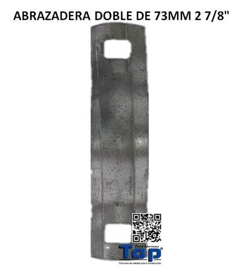Imagen de ABRAZADERA DOBLE DE 73MM 2 7/8"