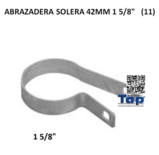 Imagen de ABRAZADERA SOLERA 42MM 1 5/8"            (11)