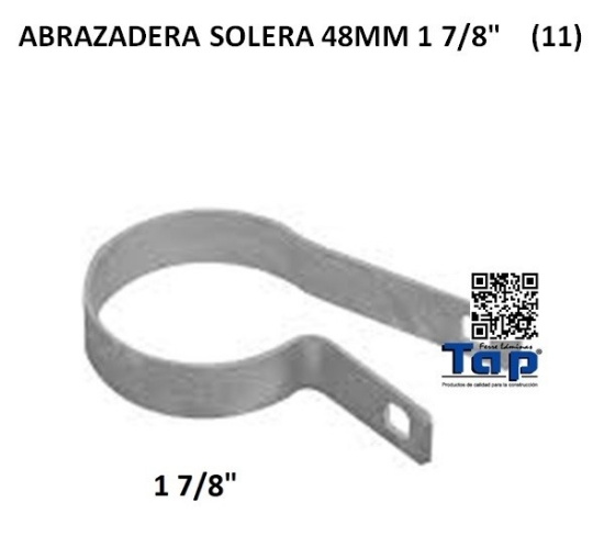 Imagen de ABRAZADERA SOLERA 48MM 1 7/8"            (11)