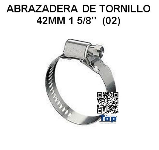 Imagen de ABRAZADERA DE TORNILLO 42MM 1 5/8"  (02)