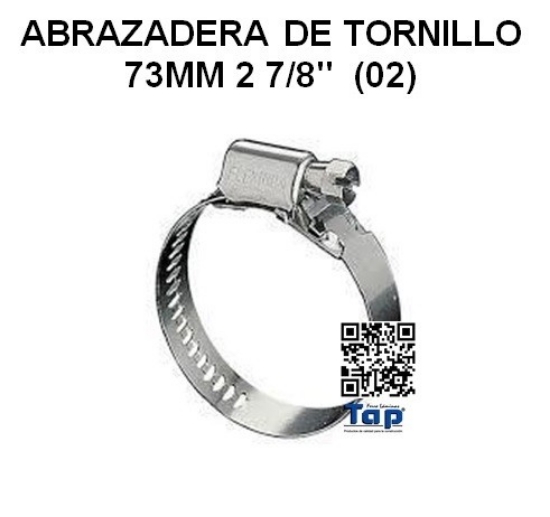 Imagen de ABRAZADERA DE TORNILLO 73MM 2 7/8"  (02)