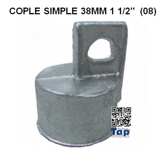 Imagen de COPLE SIMPLE 38MM 1 1/2"                        (08)