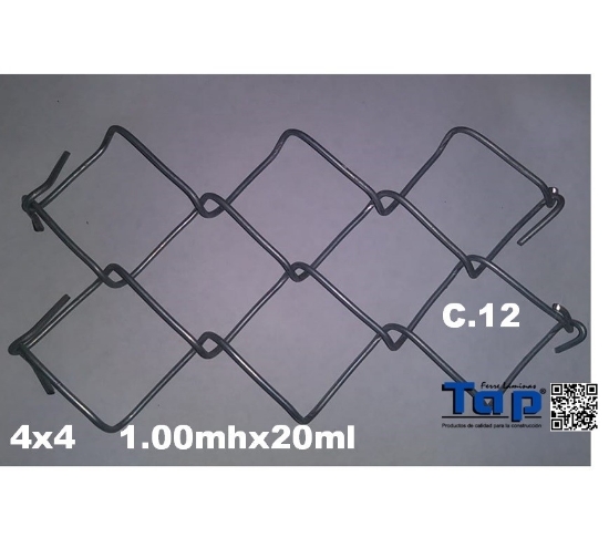 Imagen de MALLA CICL R C.12 AB 4x4 1.00mhx20ml