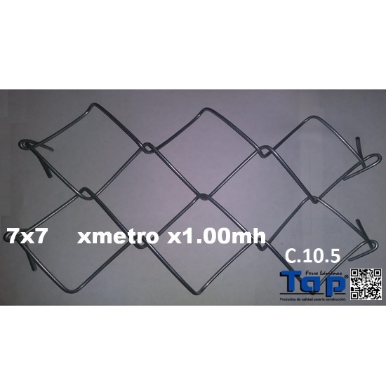 Imagen de MALLA CICLxmetro C10.5 AB 7x7 1.00mh
