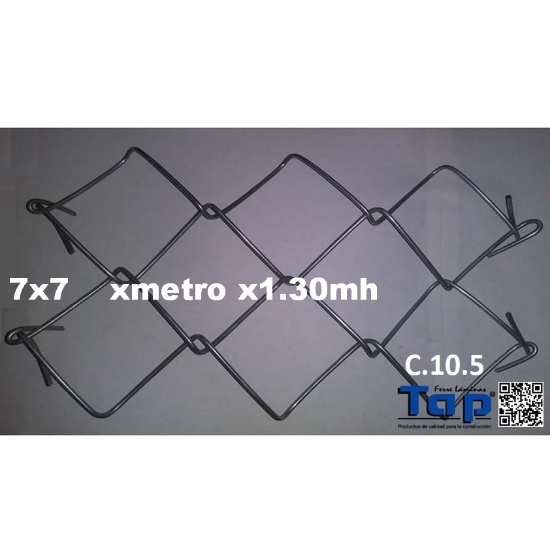 Imagen de MALLA CICLxmetro C10.5 AB 7x7 1.30mh