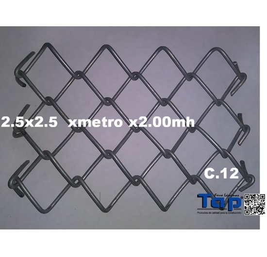Imagen de MALLA CICLxmetro C12 AB 2.5x2.5 2.00mh
