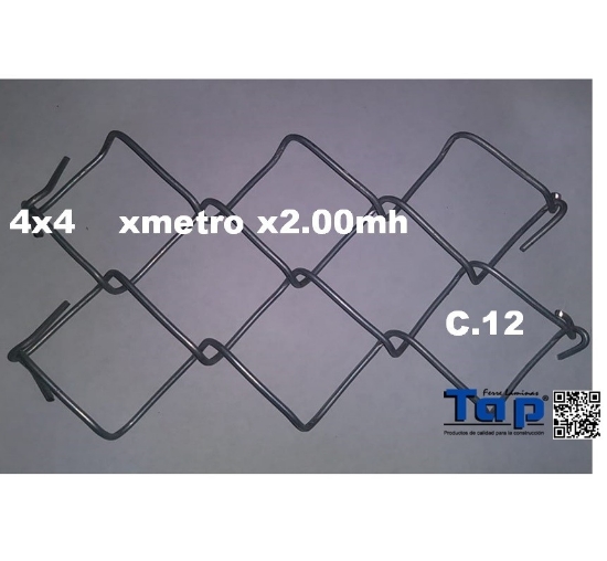 Imagen de MALLA CICLxmetro C12 AB 4x4 2.00mh