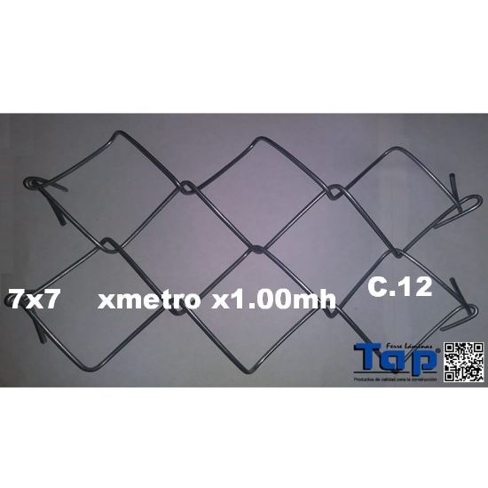 Imagen de MALLA CICLxmetro C12 AB 7x7 1.00mh