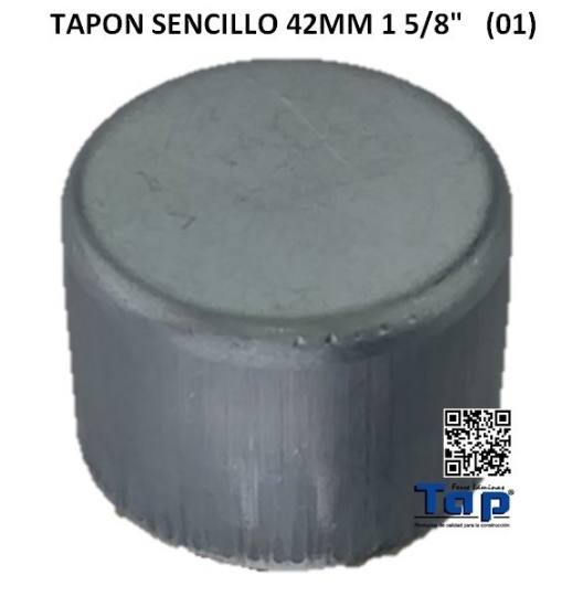 Imagen de TAPON SENCILLO 42MM 1 5/8"                   (01)
